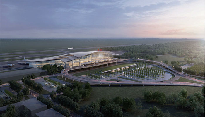阜阳机场扩建钢结构项目安装工程