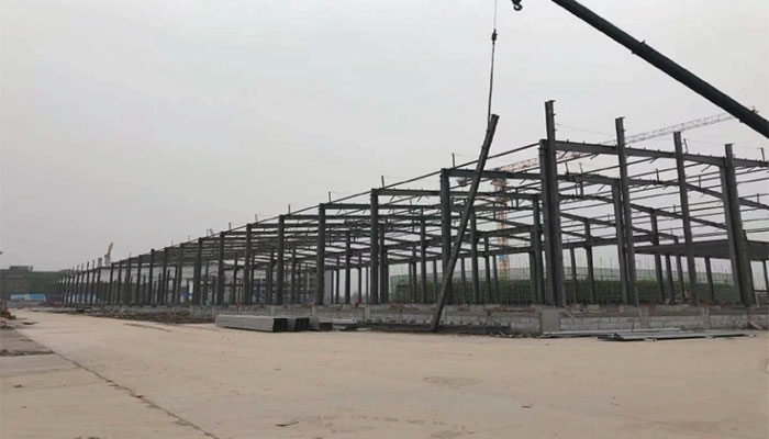 武汉仙桃高新区智能产业综合体定制区钢结构安装工程